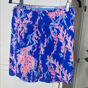 Lilly Pulitzer Luxletic Blue and Pink shorts